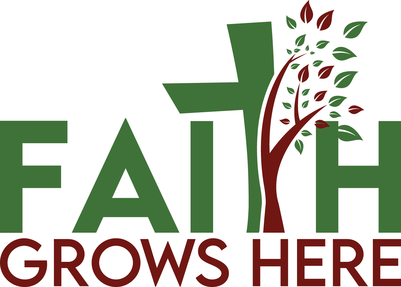 Faith Grows Here logo design by LaChute Designs